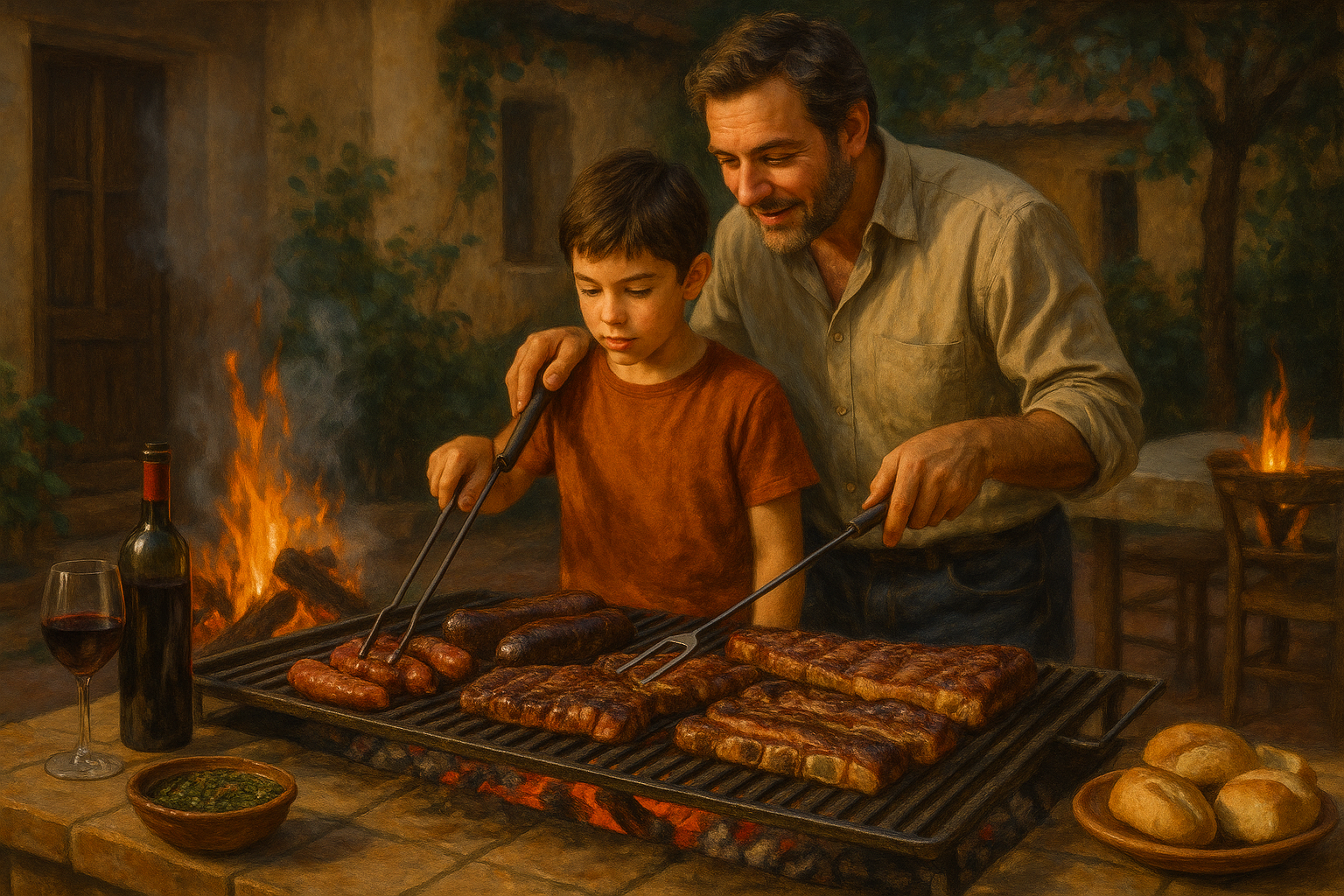 GOOD BUT AN ARGENTINE BBQ ASADO